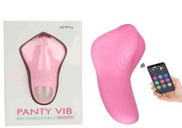 Vibrating Panties vibrator Sex Toys for Women APP Bluetooth Wireless Remote control Gspot Vibrator Orgasm Adult Game Women Y201118261952