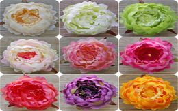 30pcs Silk Spring Peony Flower Head Dia 12cm472quot Artificial Camellia Peonia for DIY Bridal Bouquet Wrist Flower Accessorie8783603