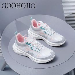Casual Shoes Fashion Breathable Air Mesh Summer Light Women Trend Sneakers Lace-up Solid Female Sports
