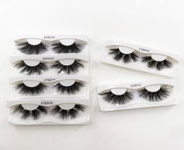 30mm Faux Mink Strip Lashes Long Dramatic Lashes Come With White Tray Faux False Eye Lash8097340