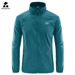 Mens Summer Skin Quick Dry Hiking Jacket Waterproof Sun UV Protection Coats Men Outdoor Sports Fishing Camping Running 240428