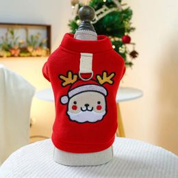 Dog Apparel Puppy Christmas Clothing Winter Autumn Cat Fashion Cartoon Sweater Pet Warm Hoodie Small Harness Chihuahua Poodle Maltese