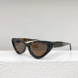 Sunglasses High Quality Acetic Acid Multicolor For Women Brand Designer Summer Square Frame Ladies Cat Eye