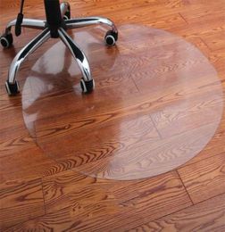 Pvc Transparent Waterproof D039 Water Round Mat Wood Floor Protection Mat Computer Chair Mats Protectors Plastic Soft Carpet Ru4445410