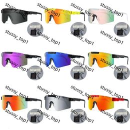 Pit Vipers Sunglasses Top Quality Sport Google Cycling Glasses Tr90 Polarised Sunglasses For Men Women Outdoor Windproof Eyewear 100% UV Mirrored Lens With Box 721