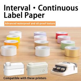 1Roll 16mm 4m Adhesive Label Maker Paper Suitable For MAKEID M1/L1/E1 Mini/Mini HD Laminated Office Labeling Tape