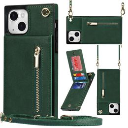Suitable for iPhone 15 14 phone case, crossbody strap, 13 Pro zero wallet, 12 strap, Apple 11 card insertion, fashionable women's trend