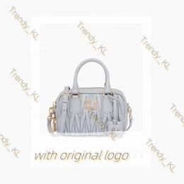 Mui Mui Bag Bowling Handbag Lady Designer Bag Miui Fashion Crossbody Luxurys Even Pochette Bag Womens Clutch Purse Mens Leather Tote Makeup Shoulder 721