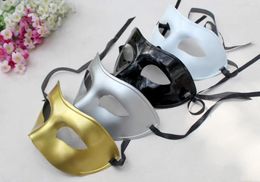Mens Halloween Christmas Masquerade Masks Venetian Dance party half face Mask 4 colors5863941