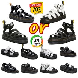 2024 New Designer Man Women Sandals Outdoor Sand beach Rubber Slipper Fashion Casual Heavy-bottomed buckle Sandal Sturdy sports leather sandals