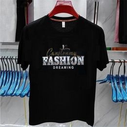 High quality 2024 New Luxury Men Tess Designer Casual Fashion Short Sleeve Europe America Men Women Round neck Tshirts Asian Size M-5XL