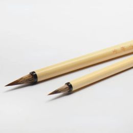 Brushes Chinese Calligraphy Brush Pen Regular Script Rabbit Weasel Hair Brush Watercolour Painting Fine Line Colouring Brushes Tinta China
