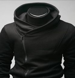 Qltrade_3 Hot sales Mens zip slim designed Hoodie Jacket ins black Top Coat1249389