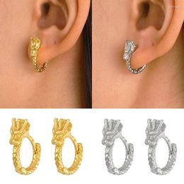 Dangle Earrings Vintage Dragon For Women Trendy Punk Chinese Zodiac Loong Animal Shaped Ear Studs Jewellery Party Gifts 2024 Cool Thing