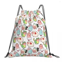 Backpack Poogie Party Backpacks Fashion Portable Drawstring Bags Bundle Pocket Sports Bag BookBag For Travel Students