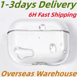 USA Stock For Apple airpod 3 Airpods Pro 2 2nd Generation Headphone Accessories Solid TPU Silicone Protective Earphone Cover Wireless Charging Shockproof Case