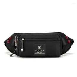 Waist Bags Multifunctional Bag Men Fanny Pack Casual Pouch Black More Pockets Small Travel Phone