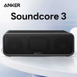 Portable Speakers Anker Soundcore 3 portable Bluetooth speaker with 16W stereo 24-hour playback time pure titanium diaphragm driver speaker J240505