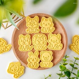 Baking Moulds Mini Cute Cartoon Animal Biscuit Mold Fondant Cake Decorating Cookie Press Stamp Baby Shower Birthday Party