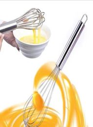 81012 Inches Whisk Stainless Steel Egg Beater Hand Cream Whisk Mixer Kitchen Egg Cream Tools Stirring Beater Baking Flour Mixer6636321