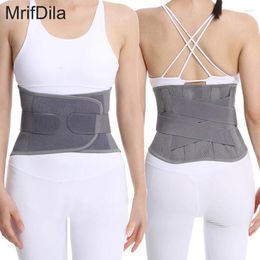 Women's Shapers MrifDila 4 Steel Bones Double Strap Adjustable Belt With Porous Mesh Rear Replaceable Gasket Breathable Sport Lumbar Waist