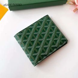 Go Yard Wallet Go Yard Bag Gouyard Bag Womens Go Yard Wallets Cardholder Wallet Leather Women Card Bag Men Short Flap Card Holder Fashion Versatile Coin Purse 928