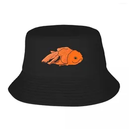 Berets Chubby Goldfish Bucket Hat Panama Children Bob Hats Autumn Fisherman Summer Beach Unisex Caps