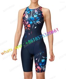 Women's Swimwear Female Versatile Training Swim Suit Knee Length Bodysuit Sports Race Swimming Swimsuit Summer Open Water Bathing
