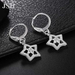 Dangle Chandelier wholesale 925 Sterling Silver earrings For Lady women charms Hoop wedding hook CUTE Bohemia fashion classic Jewellery H240504