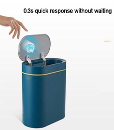8L7L intelligent Waste Bins induction trash can automatic electronic household kitchen toilet waterproof narrow slit283v5700742