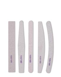 Nail Files Professional Grit Grey Boat Thick Sandpaper Sanding Buffer Beauty Tools DIY Salon3179179