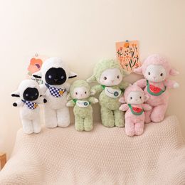 Backpack Little Sheep Doll Plush Toy Grab Machine Doll Children's Bed Sleep Pillow Birthday Gift for Girls
