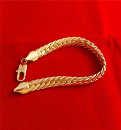 Necklaces Pendant retails Massive 18k Yellow Gold Filled Filled 24 10mm 85g Herringbone Chain Mens Necklace GF Jewelry223A18844522501963