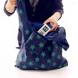 Shopping Bags Folding Bag Waterproof Oxford Reusable Large Capacity Women Foldable Portable Thickening