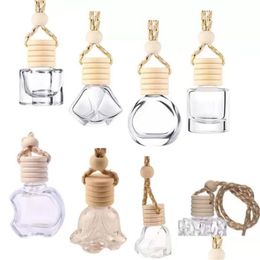 Essential Oils Diffusers Car Per Bottle Pendant Ornament Air Freshener For Fragrance Empty Glass Bottles Home Fy528 Drop Delivery Gard Otxhi