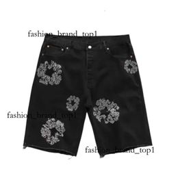 teers shorts Jean Flower Printed denim shorts Shortpants Slim Mens Light Blue Shorts Wreath Light Wash Jeans denim teara Kapok Flower shorts 5717