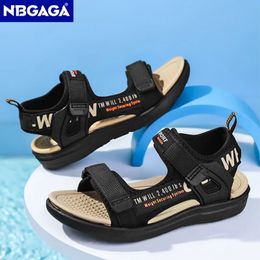 5 colori sandali sportivi traspiranti scarpe da spiaggia estiva per ragazzi casual comode sola sola sola kids alla moda sandalias 240423