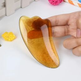 2024 Natural Ox Horn Gua Sha Board Gouache Scraper Face Massager Facial Lift Neck Body Scraping Massage Beauty Tools Physical Therapy for