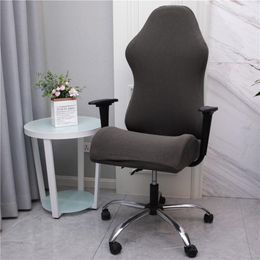 Fleece Game Chair Cover Spandex Chair Cover Elastic Seat for Computer Office Seat Protector Dinning Slipcover1 272i