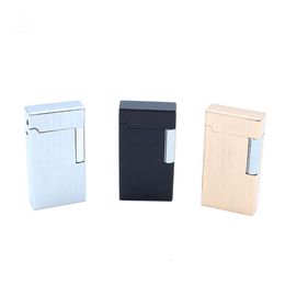 Wholesale Refillable Lighters Flint Flame Lighter Gold Colour Classic And Hot Selling High Quality Without Gas Lighter