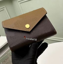 Luxury famous brand Designer bag coin purse Women/Men Short graphite credit card Wallet with Original Box Card Holder pouch passport money wallets AAA Quality LW#9 Hot
