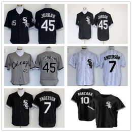 Baseball Jerseys White Sox Chicago Suit Anderson Moncada Jimenez Jersey