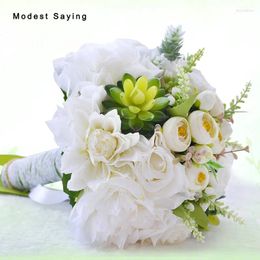 Wedding Flowers Arrival Romantic Artificial Succulent Plants Bouquets 2024 Bridal Bridesmaid Holding Accessories