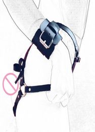 New Leather Leg Garter Body Strap Harness Belt Bridal Garters Body Waist Bondage Cage Sexy Erotic Garter Belt Suspender Lingerie Y6677962