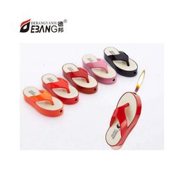 Novelty Butane Without Gas Slipper Cigarette Lighter, Flip-Flops Shoes Lighter Wholesale