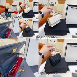 Rhombus Chain Classic Mini Shoulder Bags Fashion Refinement Womens 6 Handbag High Quality Leather Solid Colour Flip Cross Body Handbags Change Purse Original s