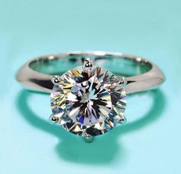 choucong Women Solitaire 7mm Stone Cz 5A Zircon stone 925 Sterling silver engagement Wedding Band Ring Sz 410 Gift9084536