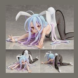 12cm No Game No Life SHIRO Rabbit Bunny Girl Japan Anime Sexy Girls Action Figure PVC Collection Model Toys T200824 262h