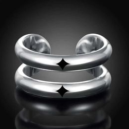 Cluster Rings wholesale 925 Sterling Silver For lady wedding fashion women Ring christmas gifts pretty cute trendy Jewellery H240504