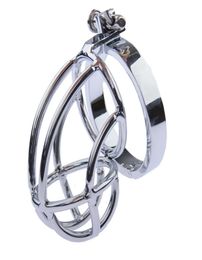 Stainless Steel Penis Rings Cage Cock Lock Ring Male Device Men Metal Gay Remote S&M Belt Sex Toys T2007164255184